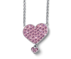 Dětský náhrdelník L.O.L Surprise Dreamheart se Swarovski krystaly L1002PIN