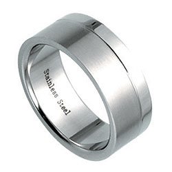 Prsten z chirurgické oceli RSS223