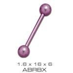 Piercing do jazyka Tribal ABRBX purple