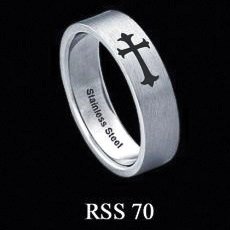 Prsten z chirugické oceli RSS70