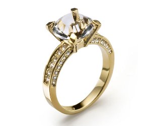 Prsten s krystaly Swarovski Oliver Weber Princess