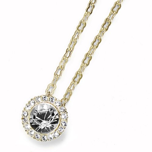 Přívěsek s krystaly Swarovski Oliver Weber More Basic Gold