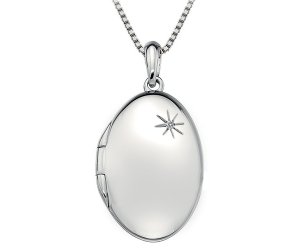 Stříbrný přívěsek Hot Diamonds Memoirs Oval Locket