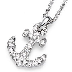 Přívěsek s krystaly Swarovski Oliver Weber Anchor 11540R