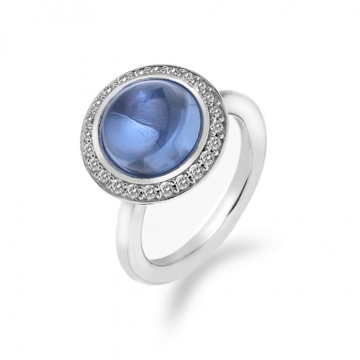 Stříbrný prsten Hot Diamonds Emozioni Laghetto Azure