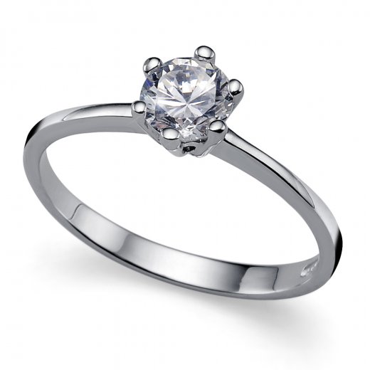 Stříbrný prsten s krystaly Swarovski Oliver Weber Brilliance 63215