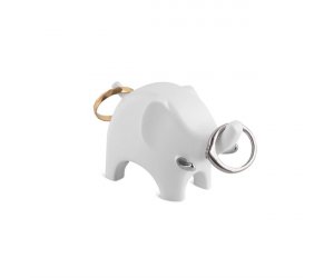 Malý stojan na prsteny Umbra Anigram Elephant - bílý