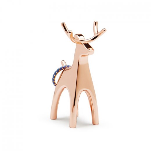 Malý stojan na prsteny Umbra Anigram Reindeer - měděný