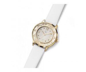 Dámské hodinky s krystaly Swarovski Oliver Weber Dubai Steel Gold 65041-GOL