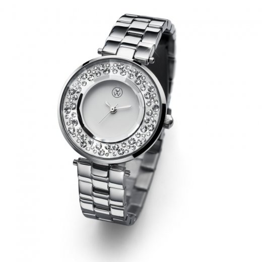 Dámské hodinky s krystaly Swarovski Oliver Weber Lyon Steel Silver 65046-SIL