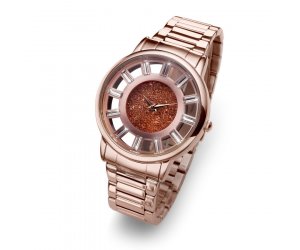 Dámské hodinky s krystaly Swarovski Oliver Weber Reims Rosegold 65050-RG
