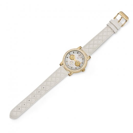 Dámské hodinky s krystaly Swarovski Oliver Weber Murcia White 65052-WHI