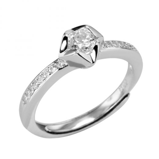 Prsten stříbrný SRJ61