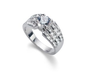 Prsten s krystaly Swarovski Oliver Weber Inspire 41124