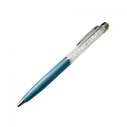 Pero s krystaly Swarovski Oliver Weber Crystal Luxury 57004-BLU