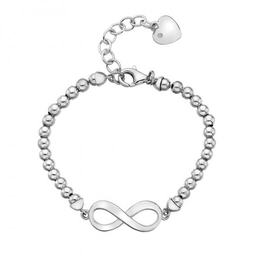 Stříbrný náramek Hot Diamonds Infinity Bead DL528