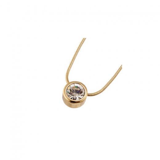 Přívěsek s krystaly Swarovski Oliver Weber Single Gold