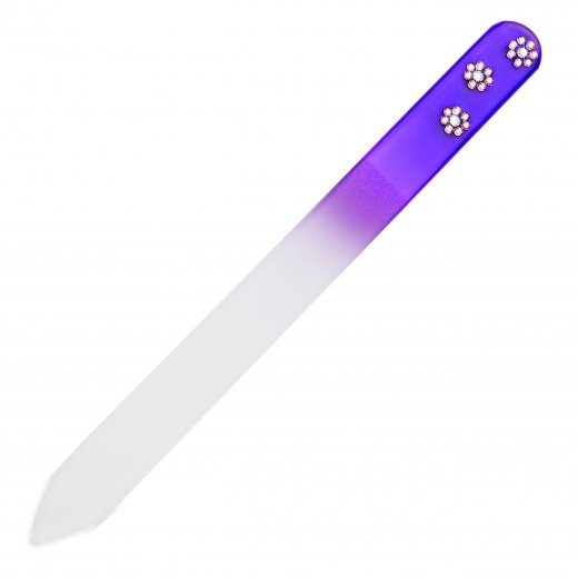 Pilník s krystaly Swarovski Oliver Weber Flower violet