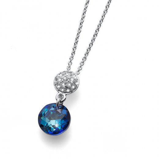 Přívěsek s krystaly Swarovski Oliver Weber Hero bermuda blue