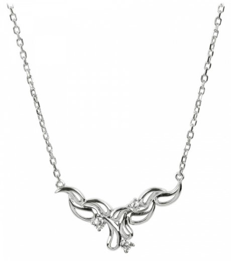 Silver Cat stříbrný náhrdelník se zirkony SC228