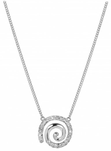 Silver Cat stříbrný náhrdelník se zirkony SC256