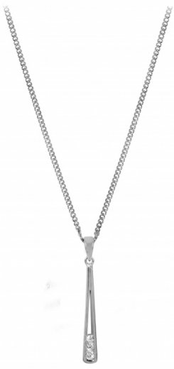 Silver Cat stříbrný náhrdelník se zirkony SC267