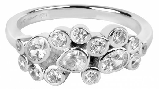 Stříbrný prsten Silver Cat SC279