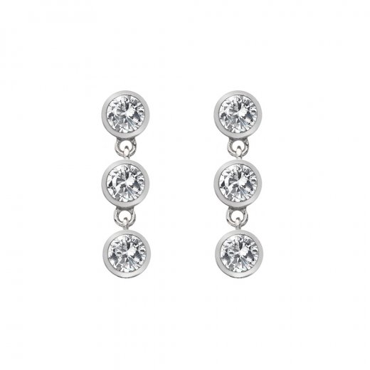 Stříbrné náušnice Hot Diamonds Willow DE585