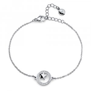 Náramek s krystaly Swarovski Oliver Weber Little Star crystal