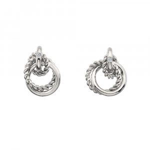 Stříbrné náušnice Hot Diamonds Jasmine DE610
