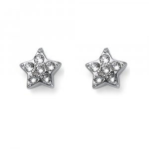 Náušnice s krystaly Swarovski Oliver Weber Speak crystal