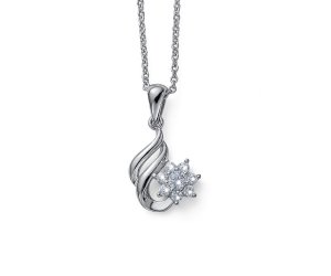 Přívěsek s krystaly Swarovski Oliver Werber Legend CZ crystal WHI