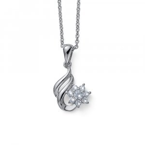 Přívěsek s krystaly Swarovski Oliver Werber Legend CZ crystal WHI