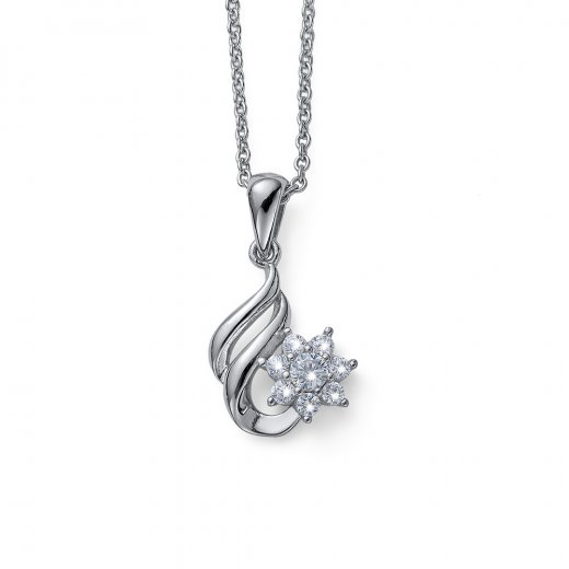 Přívěsek s krystaly Swarovski Oliver Werber Legend CZ crystal WHI