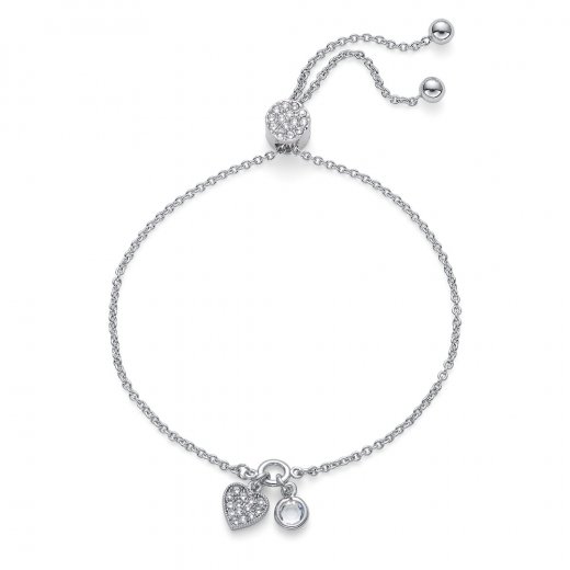 Náramek s krystaly Swarovski Oliver Weber Maybe crystal