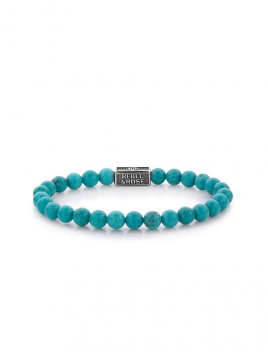 Dámský náramek Rebel & Rose Turquoise Delight RR-6S001-S-S