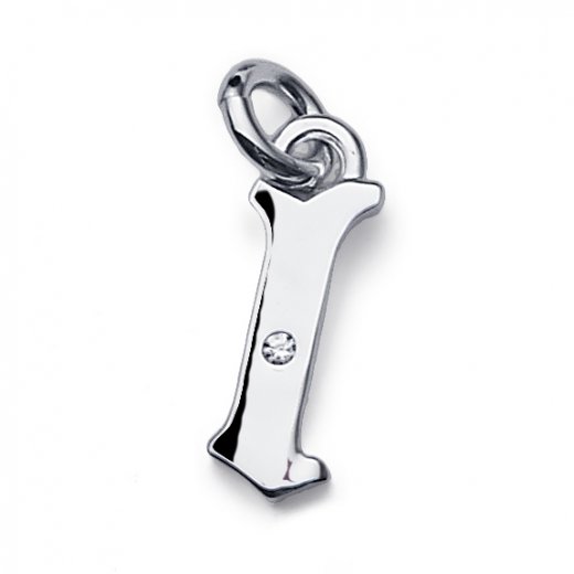 Stříbrný přívěsek s krystaly Swarovski Oliver Weber Fondly "L"