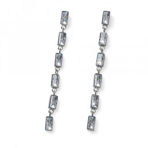 Náušnice s krystaly Swarovski Oliver Weber Speculate white