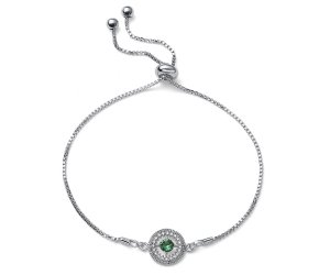 Náramek s krystaly Swarovski Oliver Weber Own emerald