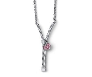 Dětský náhrdelník L.O.L. Surprise Dreamzip se Swarovski krystaly rose L1001 PIN