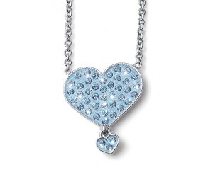 Dětský náhrdelník L.O.L Surprise Dreamheart se Swarovski krystaly L1002BLU
