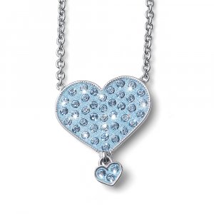 Dětský náhrdelník L.O.L Surprise Dreamheart se Swarovski krystaly L1002BLU