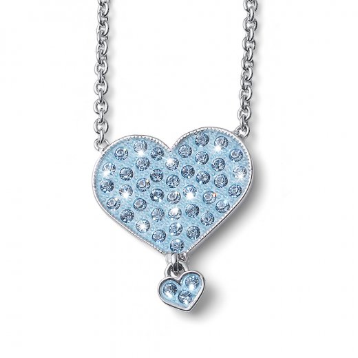 Dětský náhrdelník L.O.L Surprise Dreamheart se Swarovski krystaly L1002BLU