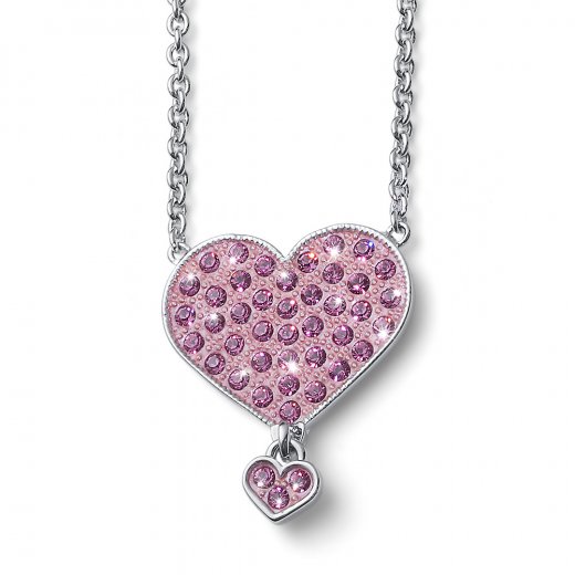 Dětský náhrdelník L.O.L Surprise Dreamheart se Swarovski krystaly L1002PIN