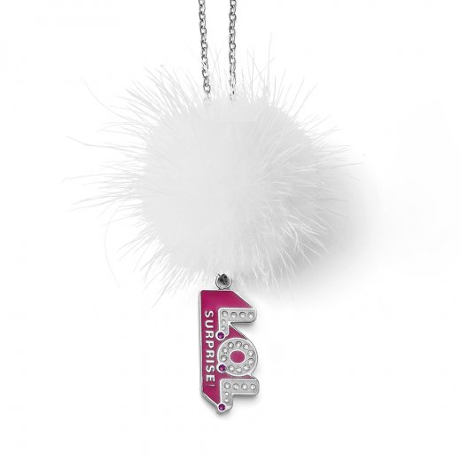 Dětský přívěsek L.O.L Surprise Fur Logo se Swarovski krystaly L1010LOL