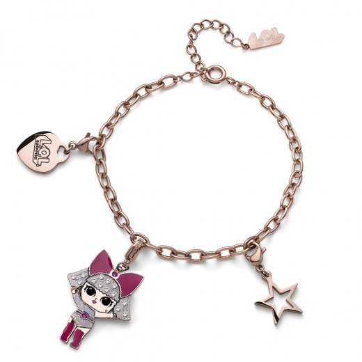 Dětský náramek L.O.L Surprise Charm LOL Diva se Swarovski krystaly L3012DIV