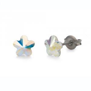 Náušnice se Swarovski krystaly Oliver Weber Sensitive PE Viola mini CRY AB