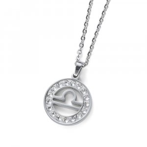 Přívěsek Oliver Weber se Swarovski krystaly Libra STE CRY