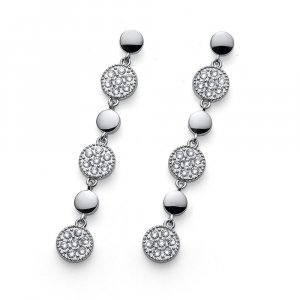 Náušnice se Swarovski krystaly Oliver Weber Shore RH CRY