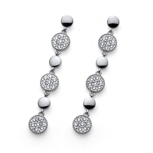 Náušnice se Swarovski krystaly Oliver Weber Shore RH CRY
